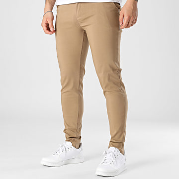 Frilivin - Pantaloni chino color cammello