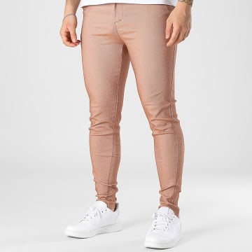 Frilivin - Pantaloni chino marroni