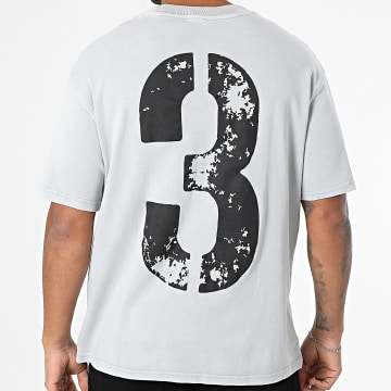 Ikao - Camiseta oversize 027 Gris