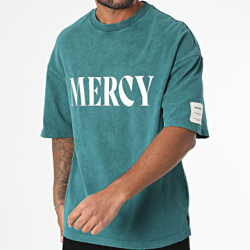 Ikao - Camiseta oversize 014 Verde oscuro