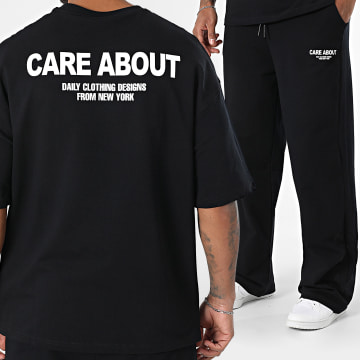 Ikao - Ensemble Tee Shirt Oversize Et Pantalon Jogging 573 Noir