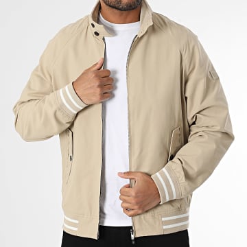 Jack And Jones - Veste Zippée Ralph Harrington Beige