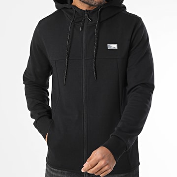 Jack And Jones - Felpa con cappuccio Air Black Zip