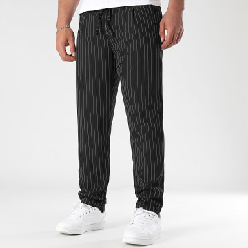 LBO - 1773 Pantaloni eleganti a righe bianche e nere