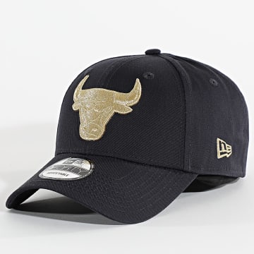 New Era - Gorra metálica 9Forty Chicago Bulls 60595196 Azul marino Oro