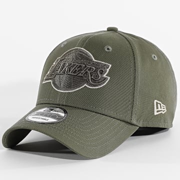 New Era - Casquette Team Outline 9Forty Los Angeles Lakers 60595198 Vert Kaki