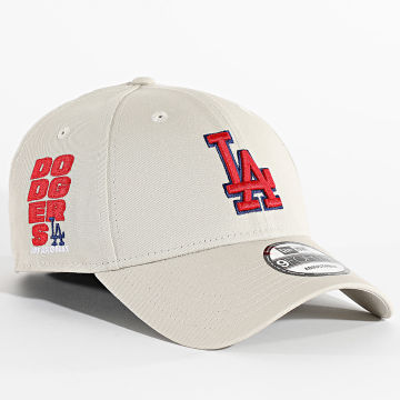 New Era - Casquette MLB Side Patch 9Forty LA Dodgers 60595218 Beige