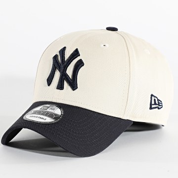 New Era - Colour Block 9Forty NY Cap 60595215 Beige Blu Navy