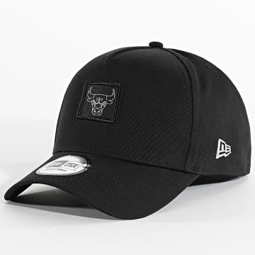 New Era - Gorra con parche metálico de los Chicago Bulls 60595211 Negro