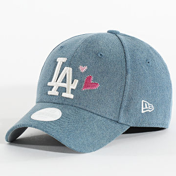 New Era - Gorra de mujer Denim Icon 9 Forty LA Dodgers 60595350 Denim azul