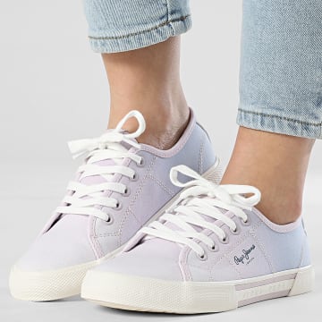 Pepe Jeans - Baskets Femme Brady Colors PLS31600 Mauve Purple