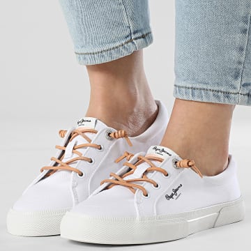 Pepe Jeans - Baskets Femme Kenton Block PLS31590 White