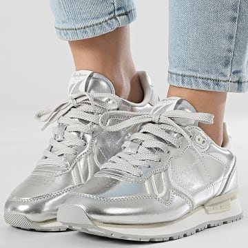 Pepe Jeans - Sneakers Women Brit Silver PLS40043 Silver