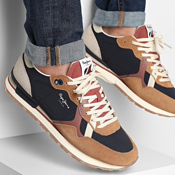 Pepe Jeans - Sneakers Brit Cover PMS40029 Cognac Brown