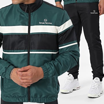 Sergio Tacchini - Arpa 40886 Chándal Negro Verde Oscuro