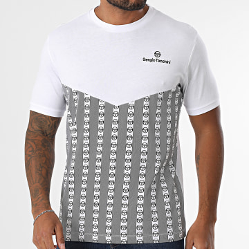 Sergio Tacchini - Tee Shirt Morgana 41045 Blanc Noir