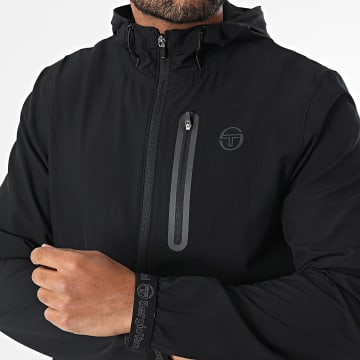 Sergio Tacchini - Veste Zippée Capuche Pelle 41129 Noir