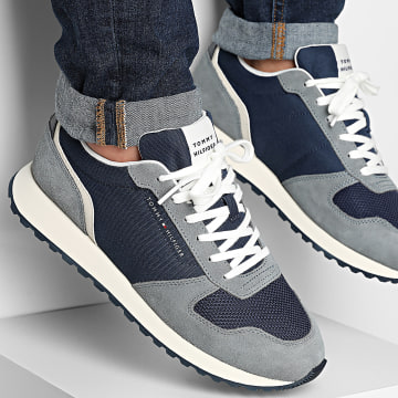 Tommy Hilfiger - Baskets New Runner Eva Mix 5465 Sport Navy