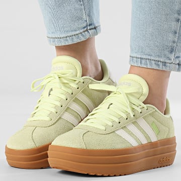 Adidas Sportswear - Baskets Femme VL Court Bold JI1784 Ice Yellow Off White Lucid Lemon