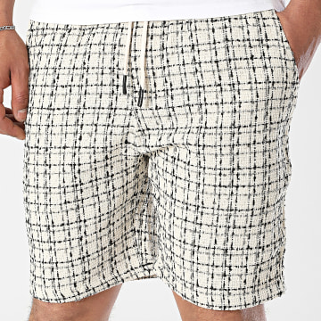 Frilivin - Short Tweed 387 Beige Noir Gris