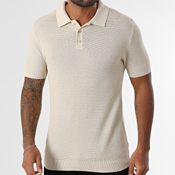 Frilivin - Polo Manches Courtes Beige