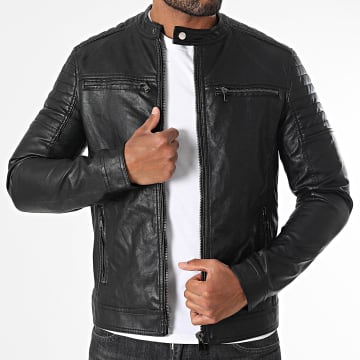 Frilivin - Cazadora Biker Negra