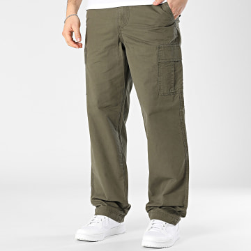 JJREBEL - Carlos Cargo-Hose Khaki Grün