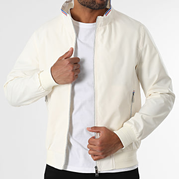 Kymaxx - Veste Zippée Beige Clair