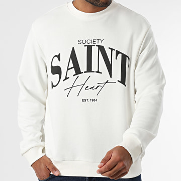 KZR - Sweat Crewneck Blanc
