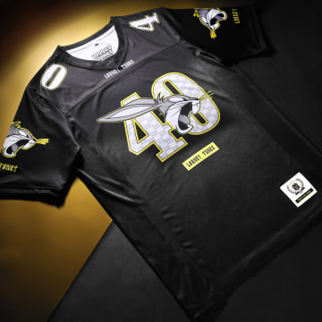 Looney Tunes - Bugs Bunny 40 Maglia da calcio americano nera