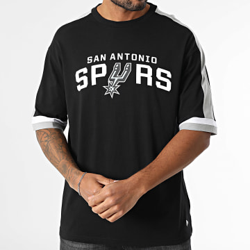 New Era - Camiseta San Antonio Spurs 60596249 Negro Blanco Gris