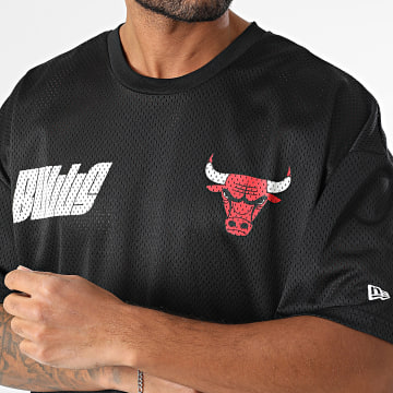 New Era - Camiseta Chicago Bulls 60596412 Negro Rojo Blanco