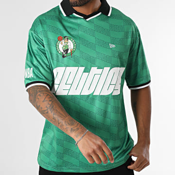 New Era - Camiseta Oversize Boston Celtics 60596433 Verde Blanco Negro
