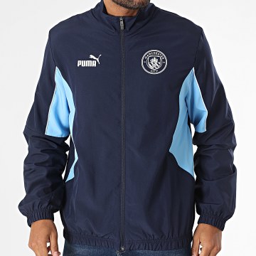 Puma - Manchester City 779131 Navy Lichtblauwe Archive Zip Jas