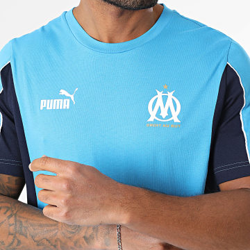 Puma - Tee Shirt Archief OM 779245 Lichtblauw Navy