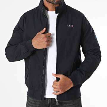 Schott NYC - Chaqueta con cremallera Cabl 1220 Navy