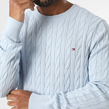 Tommy Hilfiger - Pull Classic Cable 3132 Bleu Ciel