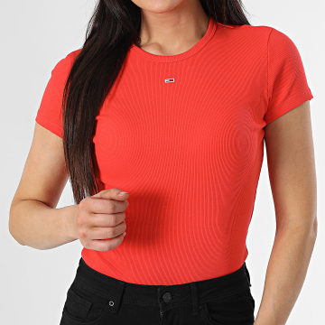 Tommy Jeans - Slim Fit T-Shirt Women Essential 7383 Orange