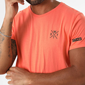 Watts - Oversized T-shirt 1WATTS01 Koraal
