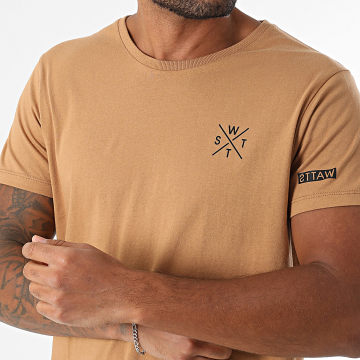 Watts - Oversized T-shirt 1WATTS01 Camel