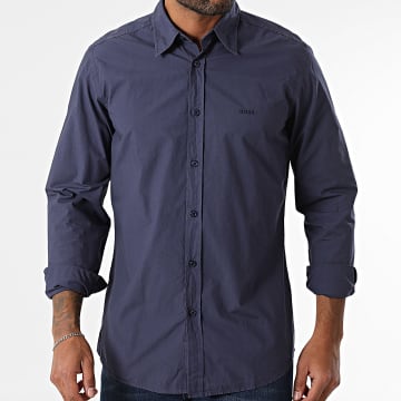 BOSS - Camisa de manga larga Relegant 50518304 Azul marino