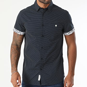 Deeluxe - Chemise Manches Courtes Mayorca 05T4152M Bleu Marine