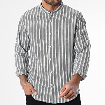 MTX - Camisa Manga Larga 518 Azul Marino Beige