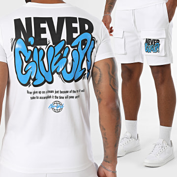 MTX - Set T-Shirt Und Cargo Shorts 632 Weiß
