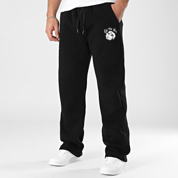 Noah Lunsi x Éh Toi Là ! - Eh Toi Là Pantaloni da jogging a gamba larga Nero Bianco