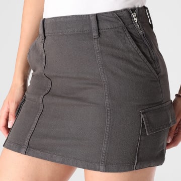 Only - Damen-Jeansrock Prime Anthrazitgrau