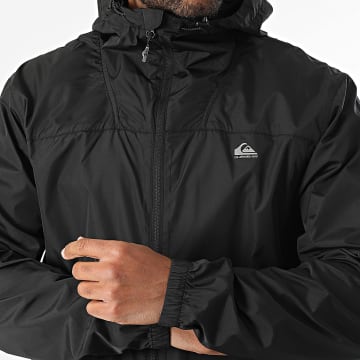 Quiksilver - Overcast Cazadora con capucha y cremallera EQYJK04030 Negro