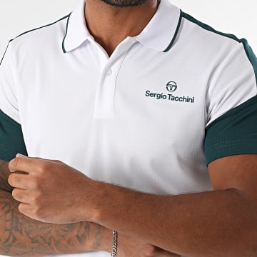 Sergio Tacchini - Polo Manches Courtes Giardino 41002 Blanc