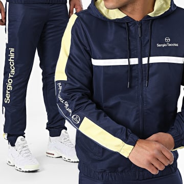 Sergio Tacchini - Prannie Denso 40846 41124 Chándal Azul Marino Blanco Amarillo