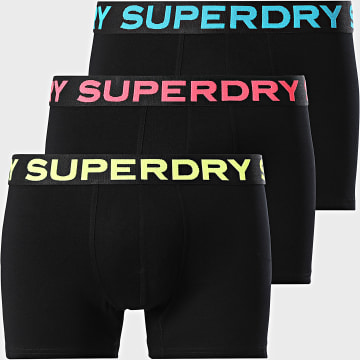 Superdry - Lot De 3 Boxers M3110452B Noir
